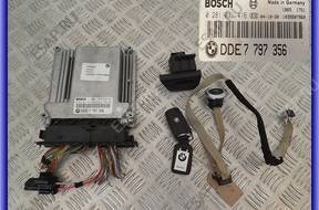 BMW 1 E87 2.0 D 2006 ГОД БЛОК УПРАВЛЕНИЯ КЛЮЧ STARTER
