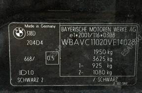 BMW 3 E90 E91 318D M47N2 204D4 двигатель с POMP WTRY