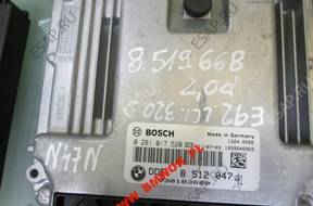 BMW 3 E90 E92 LCI БЛОК УПРАВЛЕНИЯ N47N 0281017520 8512047