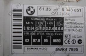 BMW 5 E60 E61 E63 E64 БЛОК УПРАВЛЕНИЯ CAS 6943851