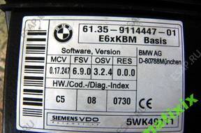 BMW 5 E60 E61 КУЗОВНОЙ МОДУЛЬ KBM 61.35 - 9 114 447