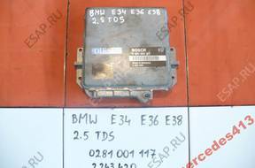 BMW E34 525 2.5TDS БЛОК УПРАВЛЕНИЯ 0281001117 2243420