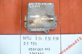 BMW E34 525 2.5TDS БЛОК УПРАВЛЕНИЯ 0281001117 2243420