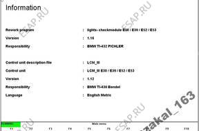 BMW E39 E38 МОДУЛЬ WIATE - LCM3 LCM III - 6908465