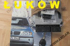 BMW E46 320D M47N БЛОК УПРАВЛЕНИЯ EWS3 КЛЮЧ DDE7794624