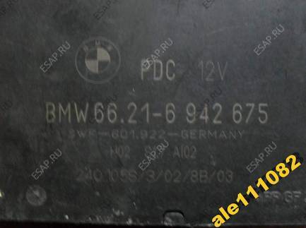 BMW E46 E85 E86 Z4 66.21-6942675 БЛОК УПРАВЛЕНИЯ PDC