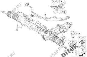 BMW  E60 E61 E63 РУЛЕВАЯ РЕЙКА 5 CZUJNIKW СИСТЕМА AKTY