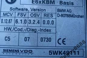 BMW E60 E61 МОДУЛЬ KOMFORTU