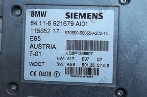 bmw e65 e 65 МОДУЛЬ БЛОК УПРАВЛЕНИЯ 84.11-6921679AI01