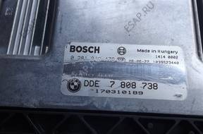 BMW E65 LIFT БЛОК УПРАВЛЕНИЯ ДВИГАТЕЛЕМ DDE 7808738