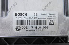 BMW E81 E87 E90 2,0d N47  БЛОК УПРАВЛЕНИЯ ДВИГАТЕЛЕМ 7810001