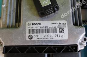 BMW E87 116d 118d БЛОК УПРАВЛЕНИЯ ДВИГАТЕЛЕМ + CAS + ключ