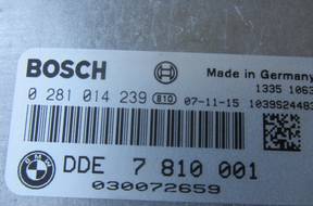 BMW E87 118D БЛОК УПРАВЛЕНИЯ DDE 7810001 CAS3 КЛЮЧ
