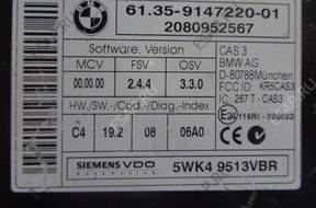 BMW E87 БЛОК УПРАВЛЕНИЯ CAS 5WK49513VBR