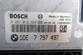 BMW E87 E90 БЛОК УПРАВЛЕНИЯ ДВИГАТЕЛЕМ 0281012334