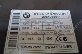 BMW E87 E90 E91 БЛОК УПРАВЛЕНИЯ 9147220 5WK49513VBR