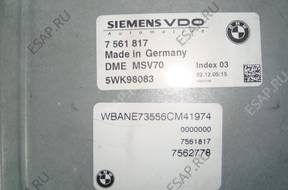 BMW E90 БЛОК УПРАВЛЕНИЯ ДВИГАТЕЛЕМ 5WK98083