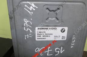 BMW E92 320i N43 БЛОК УПРАВЛЕНИЯ CAS3 7580279 5WK93637