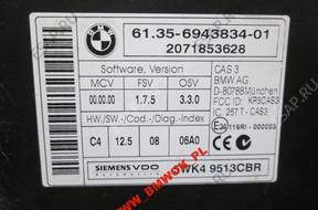 BMW E92 320i N43 БЛОК УПРАВЛЕНИЯ CAS3 7580279 5WK93637