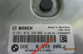 BMW F01 LCI БЛОК УПРАВЛЕНИЯ ДВИГАТЕЛЕМ 0281019364 8572006