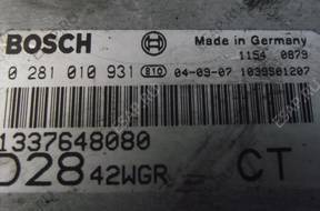 BOXER JUMPER DUCATO 2.8 БЛОК УПРАВЛЕНИЯ 0281010931