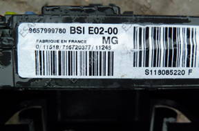 BSI БЛОК УПРАВЛЕНИЯ PEUGEOT 206+ PLUS E02-00 9657999780 11 год,