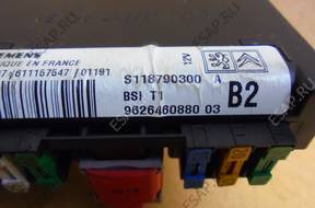 BSI МОДУЛЬ 9626460880 S118790300 PEUGEOT 206