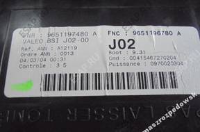 BSI МОДУЛЬ 9651197480A 9651196780A J02 PEUGEOT 307