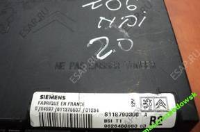 BSI МОДУЛЬ PEUGEOT 206 S118790300A 9626460880 03 B2