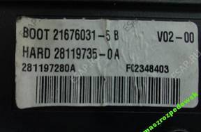 BSI МОДУЛЬ PEUGEOT CITROEN 9663510180 281197280A