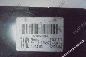 BSI МОДУЛЬ UCH 74N2 8200346814 RENAULT LAGUNA