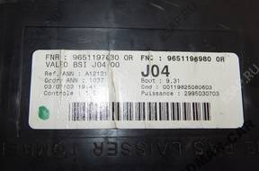 BSI PEUGEOT 307 9651197680 9651196980 J04  FV