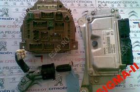 C1 107 AYGO БЛОК УПРАВЛЕНИЯ ЗАМОК ЗАЖИГАНИЯ КЛЮЧ 0261208702