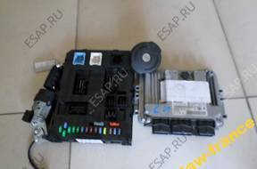 C4 БЛОК УПРАВЛЕНИЯ  КОМПЛЕКТ 1.6 HDI 0281012985 9661204380
