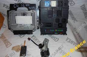 C4 БЛОК УПРАВЛЕНИЯ  КОМПЛЕКТ ЗАЖИГАНИЯ 1.6 HDI 9664257580