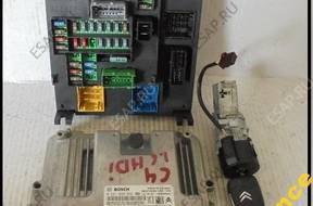 C4 БЛОК УПРАВЛЕНИЯ  КОМПЛЕКТ ЗАЖИГАНИЯ 1.6 HDI  9807885980