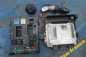 C5 LIFT 1.6 HDI БЛОК УПРАВЛЕНИЯ КОМПЛЕКТ 9661971380