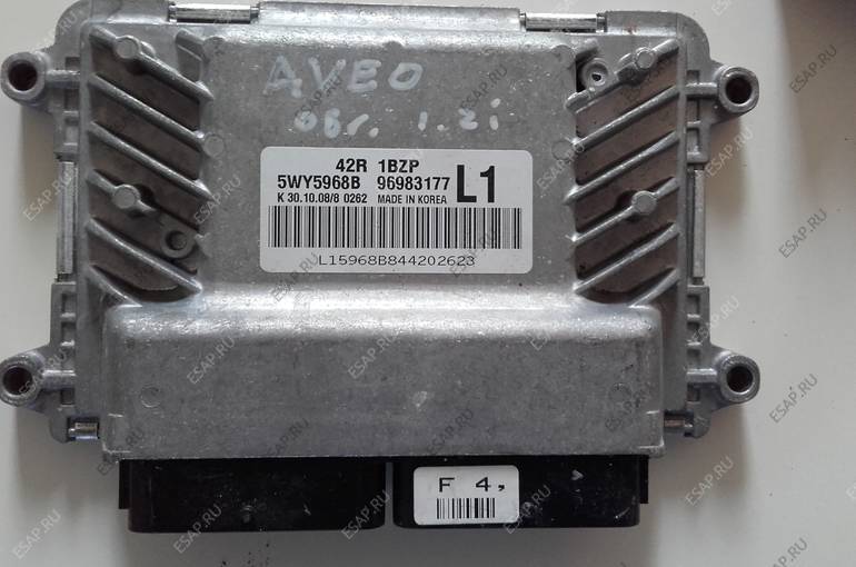 96378691 гбц. 4. блок управления опель астра. 6 блок управления двигателем. блок авео 1.