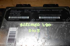 Citroen Berlingo БЛОК УПРАВЛЕНИЯ 1,9D 9839587680