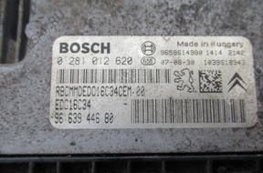 CITROEN BERLINGO БЛОК УПРАВЛЕНИЯ 9663944680 0281012620