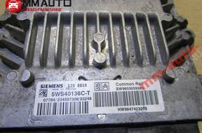 CITROEN BERLINGO БЛОК УПРАВЛЕНИЯ ДВИГАТЕЛЕМ 5WS40136C-T