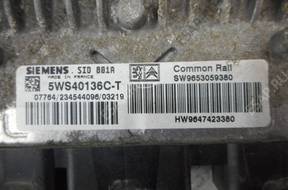 CITROEN BERLINGO БЛОК УПРАВЛЕНИЯ ДВИГАТЕЛЕМ 5WS40136C-T
