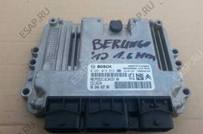 CITROEN BERLINGO III 1.6 HDI БЛОК УПРАВЛЕНИЯ 0281013872