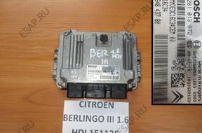 CITROEN BERLINGO III 1.6 HDI БЛОК УПРАВЛЕНИЯ 9664843780