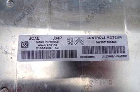 CITROEN C2 БЛОК УПРАВЛЕНИЯ J34P SW 9661700480 EUROPA
