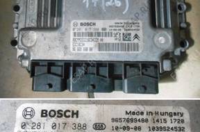 CITROEN C3 1,4HDI БЛОК УПРАВЛЕНИЯ 0281017388 9666986880