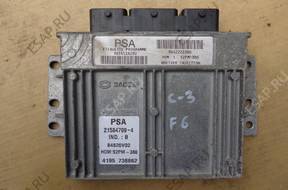 Citroen C3 1.4 8V БЛОК УПРАВЛЕНИЯ ДВИГАТЕЛЕМ 9654528280