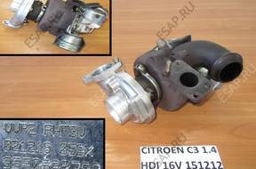 CITROEN C3 1.4 HDI 16V ТУРБОКОМПРЕССОР