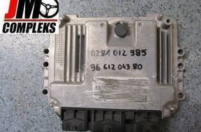 CITROEN C3 1.4HDI БЛОК УПРАВЛЕНИЯ 0281012985 9661204380