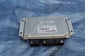 CITROEN C3 1.6  БЛОК УПРАВЛЕНИЯ ДВИГАТЕЛЕМ BOSCH 0261207858